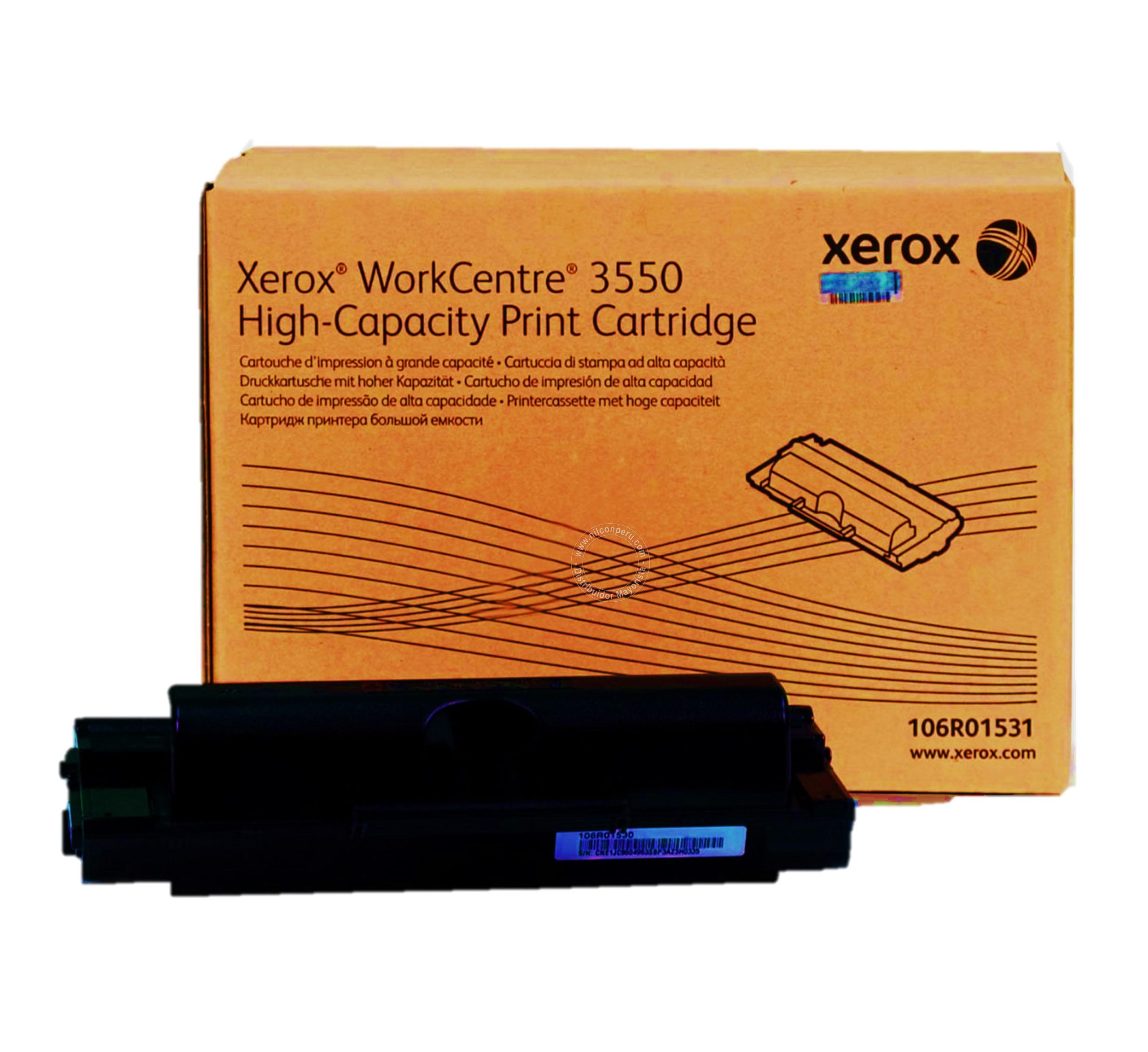 XEROX TONER NEGRO WC 3550 11.000 PAG 106R01531