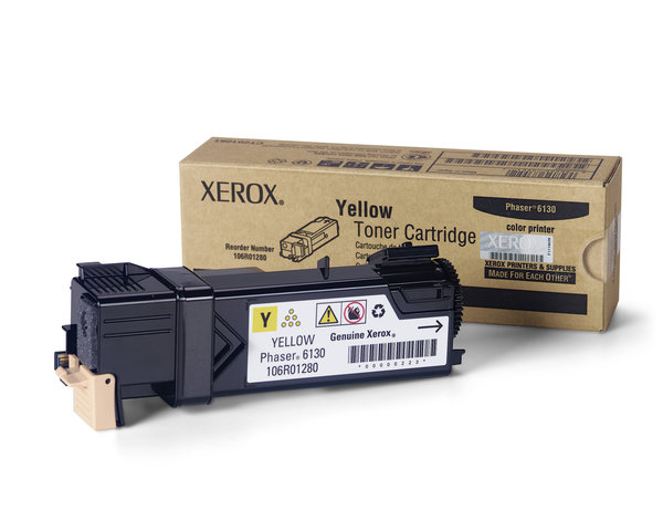 XEROX TONER AMARILLO PHASER 6130 2000 PAGINAS 106R01280