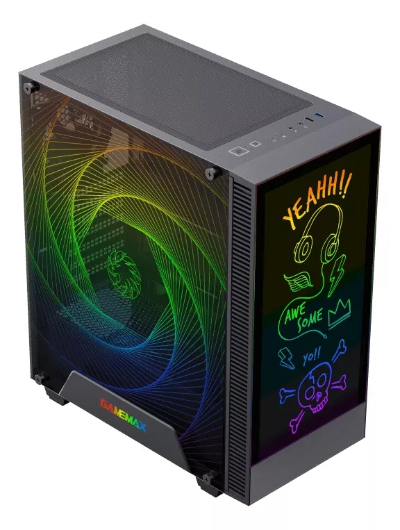 Case Gamemax Kreator Md Tower Fan 120mm Argb KREATOR Case Gamemax Kreator Md Tower Fan 120mm Argb KREATOR