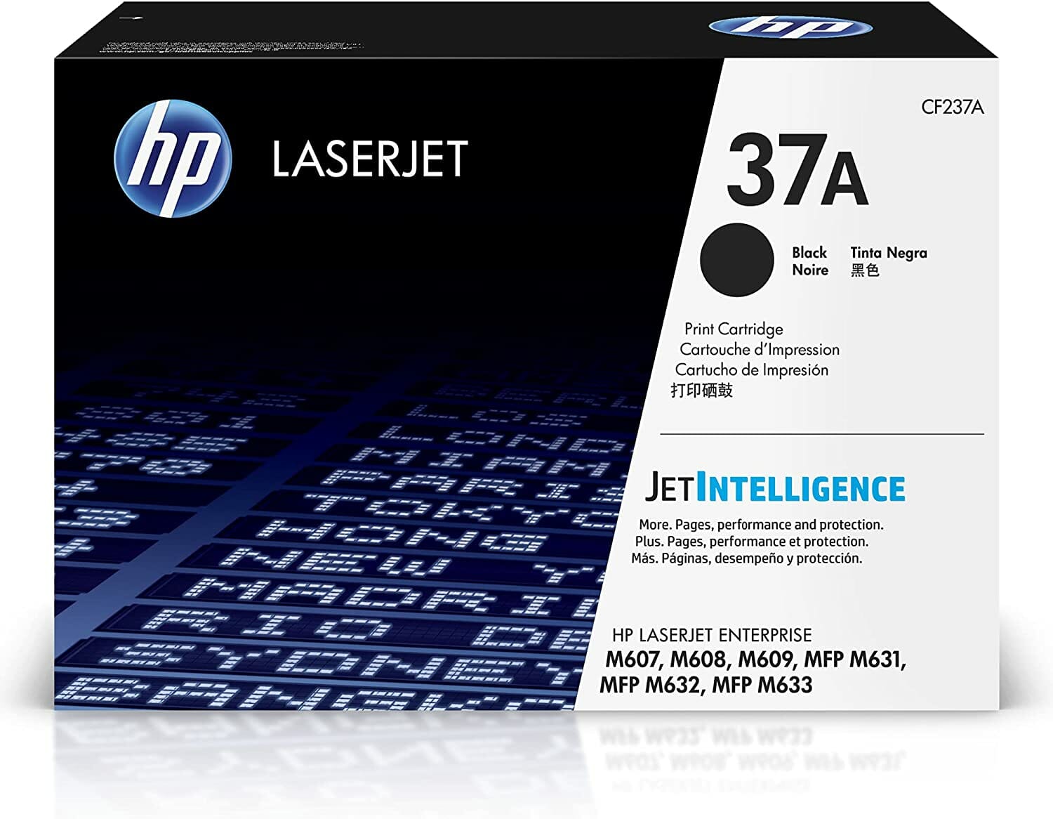 HP 37A Cartucho tóner Negro M607 M608 M631 M632 M633 CF237A HP 37A Cartucho tóner Negro M607 M608 M631 M632 M633 CF237A