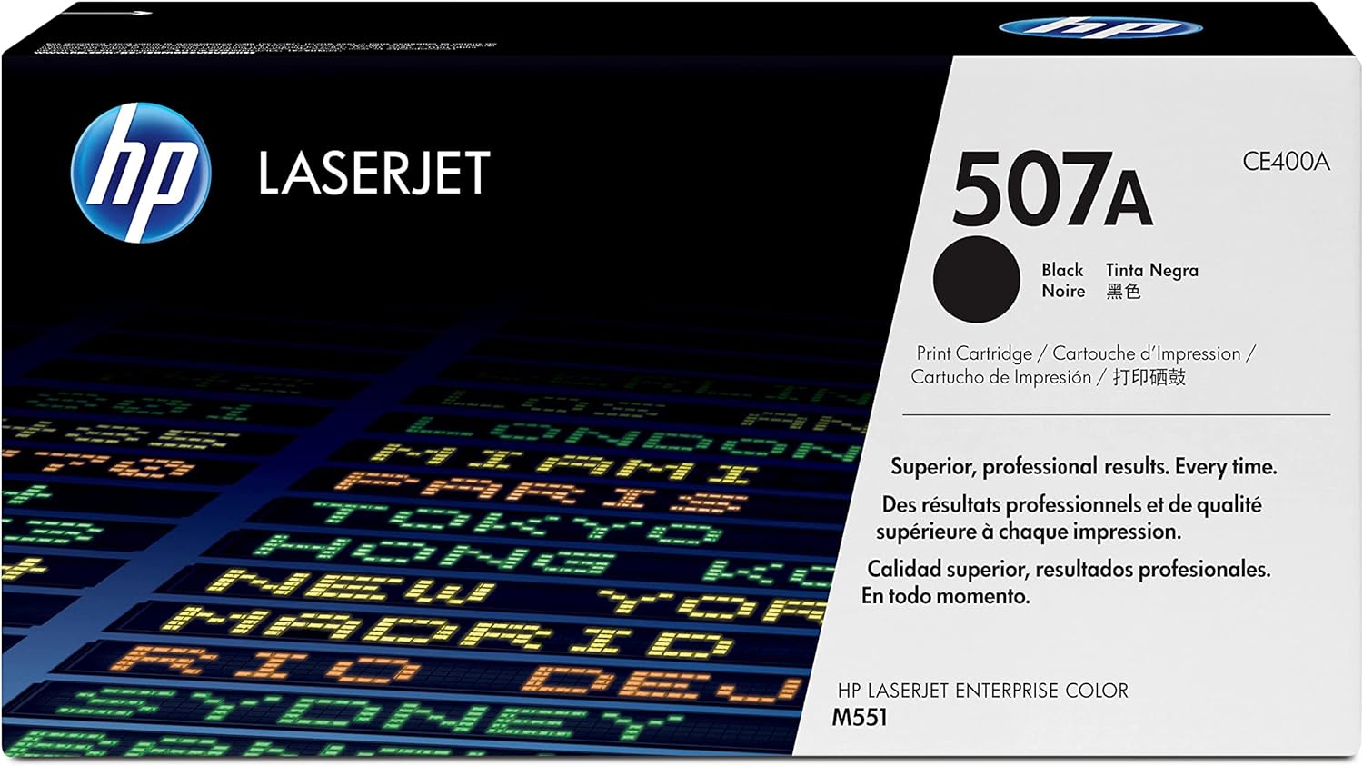 HP 507A Toner Negro Original 5500 paginas CE400A HP 507A Toner Negro Original 5500 paginas CE400A