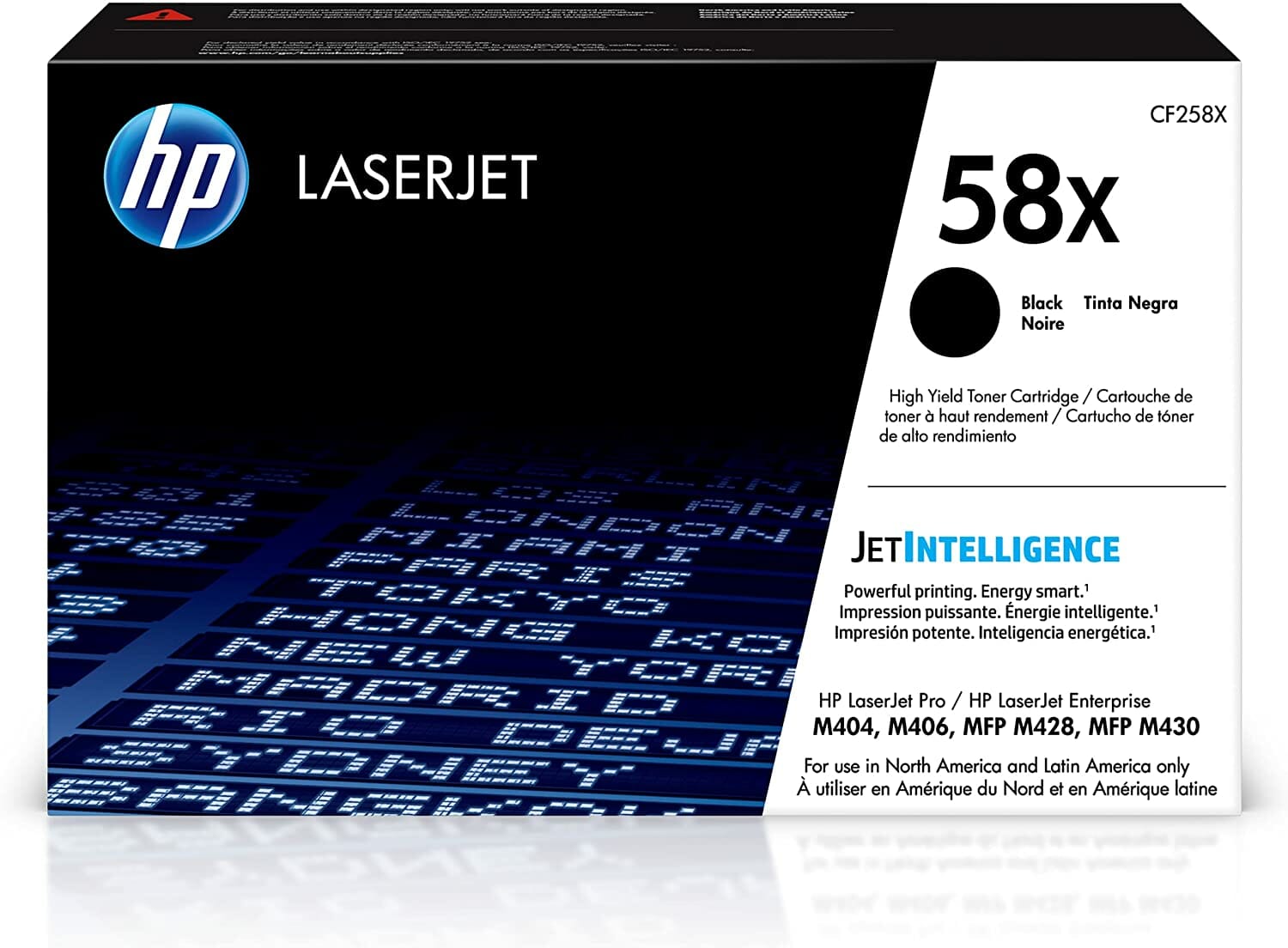 HP 58X tóner negro alto rendimiento CF258X HP 58X tóner negro alto rendimiento CF258X