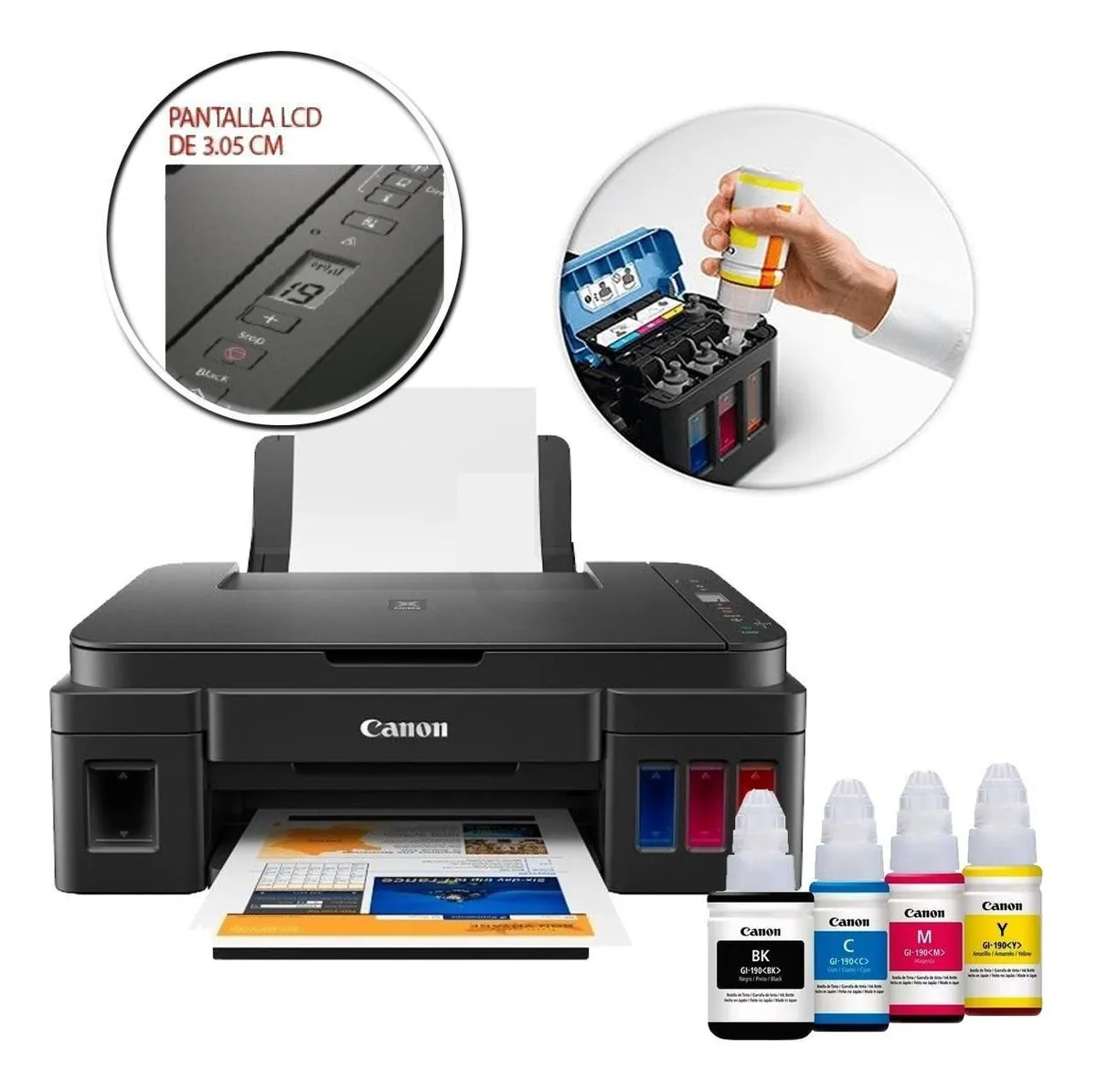 Canon PIXMA G-2110 Multifuncional COLOR MEGA TANK 2313C004AB Canon PIXMA G-2110 Multifuncional COLOR MEGA TANK 2313C004AB