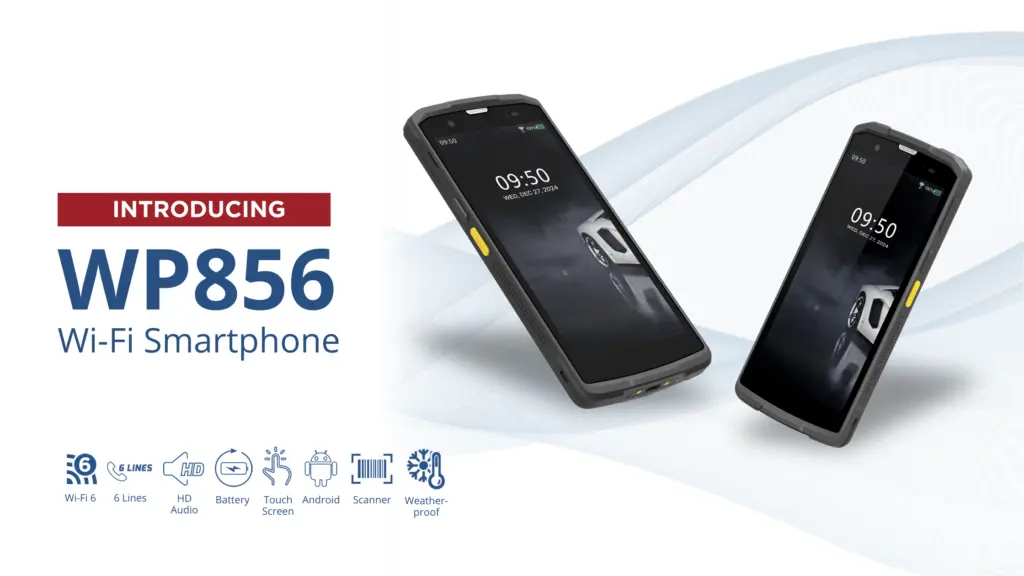 GRANDSTREAM Teléfono smartphone Wi-Fi 6 doble banda WP856 GRANDSTREAM Teléfono smartphone Wi-Fi 6 doble banda WP856